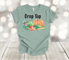 Summer Vegetables, Crop Top, Vegetable Garden, Farmer's Market, Premium Soft Unisex Tee, Plus Size 2x, 3x, 4x Available