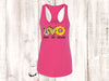 Summer Tank Top, Peace Love Sunshine, Tie Dye Sunflower, Sunflower Tank Top, Next Level Women's Ideal Racerback Tank