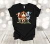 Cow Shirt, Cow Trio, Cow Lover, Farm Shirt, Cow Mom, Cow Gift, Premium Soft Tee, Plus Sizes Available 3x, 4x