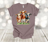 Cow Shirt, Cow Trio, Cow Lover, Farm Shirt, Cow Mom, Cow Gift, Premium Soft Tee, Plus Sizes Available 3x, 4x