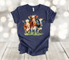 Cow Shirt, Cow Trio, Cow Lover, Farm Shirt, Cow Mom, Cow Gift, Premium Soft Tee, Plus Sizes Available 3x, 4x