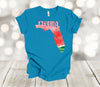 Watermelon State Shirt, Florida, Sunshine State, Watermelon Tee, Premium Soft Unisex, 2x, 3x, 4x Plus Sizes Available