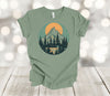 Hiking Shirt, Mountains And Forest, Camping Shirt, Outdoor Tee, Premium Soft Unisex, Plus Sizes Available 2x, 3x, 4x, Christmas Holiday