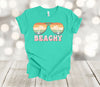 Summer Shirt, Beachy, Sunglasses, Summer Vacation, Premium Soft Unisex Tee, Plus Size 2x, 3x, 4x Plus Sizes Available