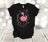 Flamingo Shirt, Summertime Flamingo, Summer Shirt, Premium Soft Unisex Shirt, Plus Size 2x, 3x, 4x Available