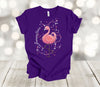 Flamingo Shirt, Summertime Flamingo, Summer Shirt, Premium Soft Unisex Shirt, Plus Size 2x, 3x, 4x Available