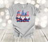 Independence Day Shirt, Patriotic Gnomes, Gnome Trio Patriotic, Red White And Blue,  Premium Soft Unisex Shirt, Plus Sizes Available