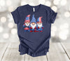 Independence Day Shirt, Patriotic Gnomes, Gnome Trio Patriotic, Red White And Blue,  Premium Soft Unisex Shirt, Plus Sizes Available