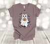 Halloween Shirt, Ghost Cat With Pumpkin, Halloween Cat, Spooky Shirt, Fall Shirt, Premium Soft Tee Shirt, 2x, 3x, 4x Plus Size Available