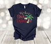 Christmas In July, Deck The Palms, Tropical Christmas, Palm Tree With Lights, Premium Unisex Tee, Plus Sizes Available, 2x, 3x, 4x Sizes