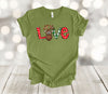 Christmas Light Tree, Love Reindeer, Christmas Shirt, Holiday Tee Shirt, Premium Soft Unisex Tee, Plus Size 2x, 3x, 4x