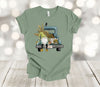 Fall Shirt, Gnome In Old Truck Full Of Pumpkins, Autumn Tee, Premium Soft Unisex Tee, Plus Size 2x, 3x, 4x Plus Sizes Available