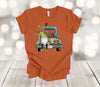 Fall Shirt, Gnome In Old Truck Full Of Pumpkins, Autumn Tee, Premium Soft Unisex Tee, Plus Size 2x, 3x, 4x Plus Sizes Available