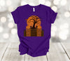 Halloween Shirt, Spooky Cemetery, Pumpkins On A Gate, Halloween Scene, Fall Shirt, Premium Soft Unisex Tee, Plus Sizes Available