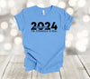 Senior Shirt, 2024 Senioritis The Struggle Is Real, 2024 Graduate, Graduation Shirt, Premium Soft Unisex Tee, Plus Size 2x, 3x, 4x Available