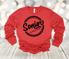 Senior Long Sleeve,Senior Class Of 2024, Graduation Long Sleeve, Plus Size Available, Bella Canvas Long Sleeve Unisex