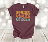 Senior Shirt, Retro Senior Class Of 2024, 2024 Graduate, Graduation Shirt, Premium Soft Unisex Tee, Plus Size 2x, 3x, 4x Available