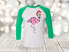 Christmas Raglan, Christmas Flamingo, Christmas Lights, Christmas Lover, Christmas Tree, Next Level Raglan 3/4 Sleeve, Choice Of Colors