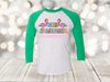 Christmas Raglan, Mele Kalikimaka, Hawaiian Christmas, Tropical Christmas, Beach Christmas, Next Level Raglan 3/4 Sleeve, Choice Of Colors