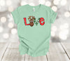 Christmas Light Tree, Love Reindeer, Christmas Shirt, Holiday Tee Shirt, Premium Soft Unisex Tee, Plus Size 2x, 3x, 4x