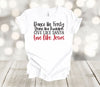 Christmas Light Tree, Dance Like Frosty Shine Like Rudolph Give Like Santa Love Like Jesus, Premium Soft Unisex Tee, Plus Size 2x, 3x, 4x