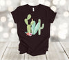 Cactus Shirt, Desert Cactus Tee, Cactus Flower, Premium Unisex Soft Shirt, 2x, 3x, 4x, Plus Sizes Available