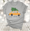 Christmas Shirt, Jingle All The Way, Old Car With Christmas Tree, Holiday Shirt, Premium Soft Unisex Tee, Plus Size 2x, 3x, 4x Available