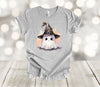 Halloween Shirt, Cute Ghost In A Witch Hat, Trick Or Treat, Cute Halloween, Premium Unisex Shirt, 2x, 3x, 4x, Plus Sizes Available