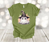 Halloween Shirt, Cute Ghost In A Witch Hat, Trick Or Treat, Cute Halloween, Premium Unisex Shirt, 2x, 3x, 4x, Plus Sizes Available