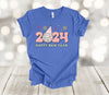 New Years Shirt, 2024 Happy New Year, New Years Party, New Years Eve, Premium Soft Unisex, Size 2x, 3x, 4x Plus Size Available