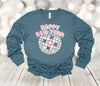 New Years Long Sleeve, Happy New Year, New Years Eve, New Year Ball, Bella Canvas Long Sleeve Unisex, 2x, 3x, Plus Size Available