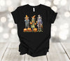 Fall Shirt, Halloween Scarecrows, Pumpkins, Jack O'Lantern,  Premium Soft Unisex Tee, Plus Size 2x, 3x, 4x Plus Sizes Available