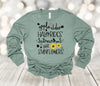 Fall Shirt, Apple Cider  Hay Rides Scarecrows And Sunflowers, Bella Canvas Long Sleeve Unisex, Plus Size Available