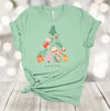 Christmas Shirt, Deck The Halls, Christmas Collage, Christmas Tree, Gift, Ornaments, Premium Soft Unisex Tee, Plus Size 2x, 3x, 4x Available