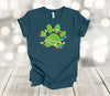 Christmas Shirt, Paw Print With Christmas Lights, Holiday Paw Print, Premium Soft Unisex Tee, 2x, 3x, 4x Plus Sizes Available