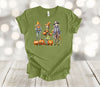 Fall Shirt, Halloween Scarecrows, Pumpkins, Jack O'Lantern,  Premium Soft Unisex Tee, Plus Size 2x, 3x, 4x Plus Sizes Available