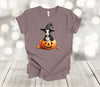 Halloween Shirt, Cow Witch In Pumpkin, Witch Hat, Pumpkins, Jack O'lanterns, Premium Soft Unisex Tee, Plus Size 2x, 3x, 4x Available