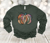 Fall Long Sleeve, Tie Dye Pumpkin, Halloween Shirt, Thanksgiving, Bella Canvas Long Sleeve Unisex Tee Shirt