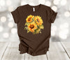 Fall Shirt, Sunflower Shirt, Sunflower Bouquet, Fall Flowers, Halloween Shirt, Premium Soft Unisex Shirt, 2x, 3x, 4x, Plus Sizes Available