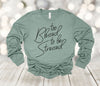 Christian Long Sleeve, Too Blessed To Be Stressed, Religious Tee, Prayers, Bella Canvas Long Sleeve Unisex, Plus Sizes Available