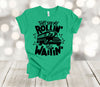 School Shirt, Cute They See Me Rollin They Waitin', Bus Driver Shirt, Premium Soft Unisex Tee, Plus Sizes Available