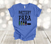 Para Professional, Battery Life Of A Paraprofessional, Para Professional Gift, Premium Soft Unisex Shirt, Plus Sizes Available