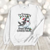 Christmas Sweatshirt, I'm Dreaming Of A Great White Christmas, Great White Shark, Gildan Sweatshirt, Up to 5x Sizes, Plus Sizes Available