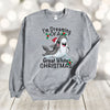 Christmas Sweatshirt, I'm Dreaming Of A Great White Christmas, Great White Shark, Gildan Sweatshirt, Up to 5x Sizes, Plus Sizes Available