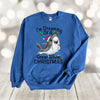 Christmas Sweatshirt, I'm Dreaming Of A Great White Christmas, Great White Shark, Gildan Sweatshirt, Up to 5x Sizes, Plus Sizes Available