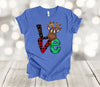 Christmas Shirt, Love Christmas, Reindeer Shirt, Holiday Shirt, Teacher Gift, Premium Soft Unisex, Plus Sizes 2x, 3x, 4x Available