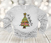 Christmas Shirt, Oh Christmas Tree, Painted Tree, Christmas Long Sleeve, Bella Canvas Long Sleeve Unisex, 2x, 3x, Plus Size Available