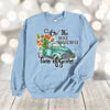 Christmas Sweatshirt, It's The Most Wonderful Time Of The Year, Blue Truck, Gildan Sweatshirt, Up to 3x Sizes, Plus Sizes Available