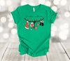 Christmas Shirt, Christmas In The Air, Santa Suit on Clothes Line, Holiday, Holiday Tee Shirt, Premium Soft Unisex Tee, Plus Size 2x, 3x, 4x