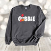 Fall Sweatshirt, Gobble, Cute Turkey, Thanksgiving Turkey, Family Dinner, Gildan Sweatshirt, Up to 5x Sizes, Plus Sizes Available